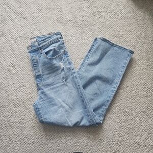 LEVI'S 711 Skinny Light Blue Cotton Blend Red Tab W26